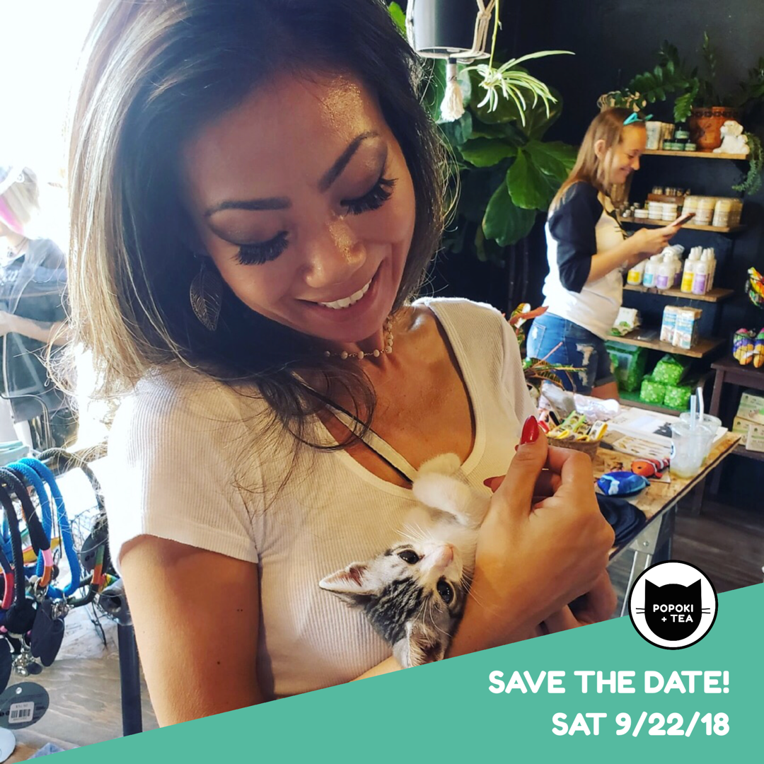 Next Popoki + Tea cat cafe popup 9/22/18! Popoki + Tea